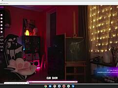 Cosplay slut gets totally nude for you