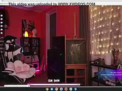 Cosplay slut gets totally nude for you