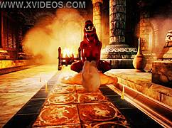 Geralt's mysterious meeting with big tits witcher fantasy