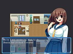 Kanade's ecchi worklife with blowjob and toys