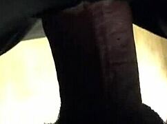 A Guy Gets Blowjob Through Gloryhole in POV