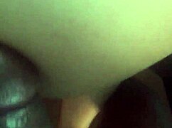 White bbw takes backshots with cumshot.