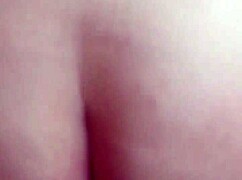 White bbw takes backshots with cumshot.