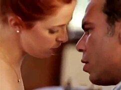 Redhead Penny Pax rides father-in-law's big cock cowgirl style