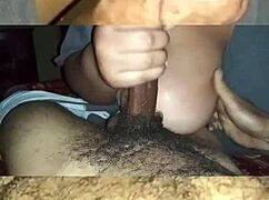 BBW gives sloppy deepthroat blowjob