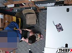 Teen thief has only one option at work