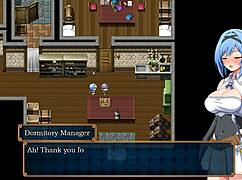 Sexy paladin masturbates in nightmare knight game