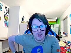 slutty amateur tricked into hardcore blowjob for nerds ending in facial