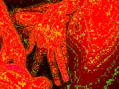 gaia monroe bathes alone in shower