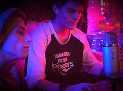 passionate gamer and friend casey donovan share blowjob