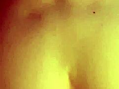 This nerdy girl with glasses deepthroats and gets a cum-covered facial in POV