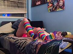 Submissive Puppy Practices Playing With His Bad Dragon Toy