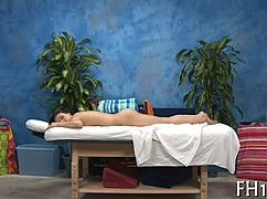 ravishing babe enjoys massage