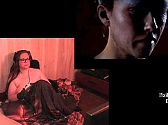 Why is the naked bbw playing quarry with her tattooed ass?