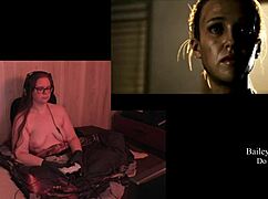 Why is the naked bbw playing quarry with her tattooed ass?