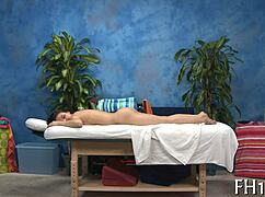 ravishing babe enjoys massage