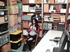 Teen pornstar gets smashed in office