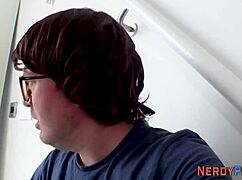 Leeds Amateur Sucks Nerd's Cock