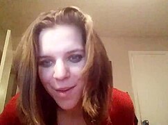 having fun playing with my hard tits, bouncing them around.