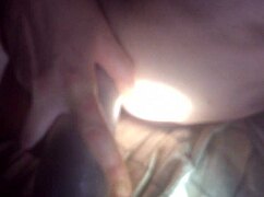 First Large Anal Insertion with Huge Toys