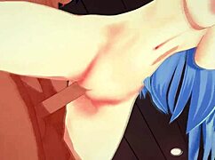 Konosuba - aqua PAIZURI and SEX with CREAMPIE