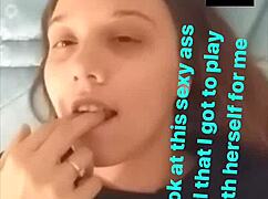 Ashley kindell feels intense pleasure during fingering