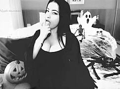 Intense POV fucking Morticia Addams in doggystyle and riding!