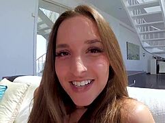 amirah adara takes big cock in pov anal, deepthroat, facefuck, and swallows cum