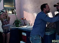 Pornstar Babe Feels Ecstasy in Intense MMF Threesome