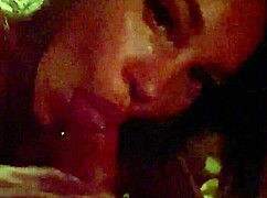 Monika fox sucks dick pierced nipples big tits sauna