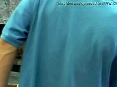 Get Your Handjob From This Masseuse! She's Handcuffed And Ready!