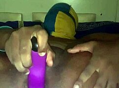 Milf intensely pounds her asshole with vibrator