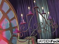 Jayden Jaymes, The Big Tittied Brunette, Pleasures Herself Solo