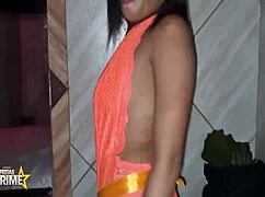 Married Woman in Motel with Husband at Home