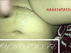 Sri Lankan wife gets bold fucking with shaved pussy.