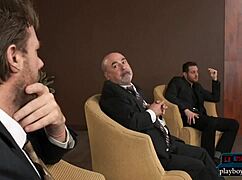 “so, wanna join this shark tank parody for a steamy threesome?”