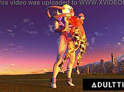 Futa Sentai Squad - Big Titty Futanari Femdoms Dominate With Facial and Creampie