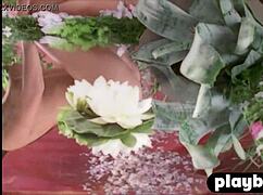 big boobs latin milf karin taylor poses naked after swimming