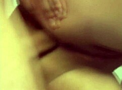 Hey, check out her huge natural tits workout