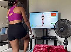 Latina maid bangs her boss hard for a salary boost