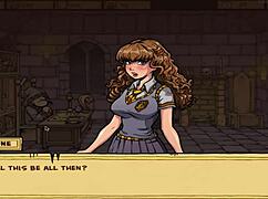 Akaburs Witch Trainer full playthrough part five with cosplay and anime elements