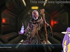 caulifla gives rough blowjob in dragon ball hentai