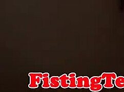 Pussylicking Lesbos Fisting Each Other Deeply in Wild European Action