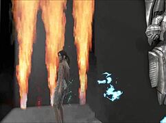 fallout 4 sporty fashion on fire? so sexy.