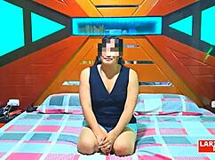 room casting 9: peruvian babe esther comes in, let's try everything on her big ass