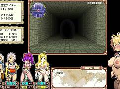 oh man, this danero+ game has me exploring dungeons with four hot bitches, part one!