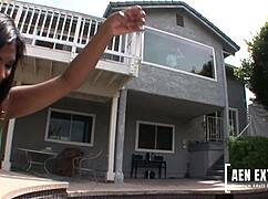 latina emy catches neighbor jerking and helps out 😉