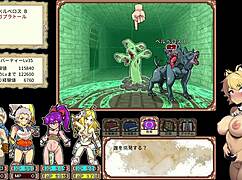 oh man, this danero+ game has me exploring dungeons with four hot bitches, part one!