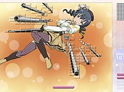 Makishima Saori Strips Intensely