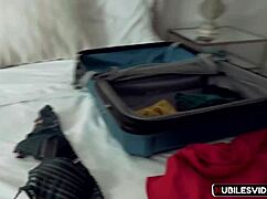 Kit Mercer says, 'I'll take care of this problem with my big tits and blowjob'